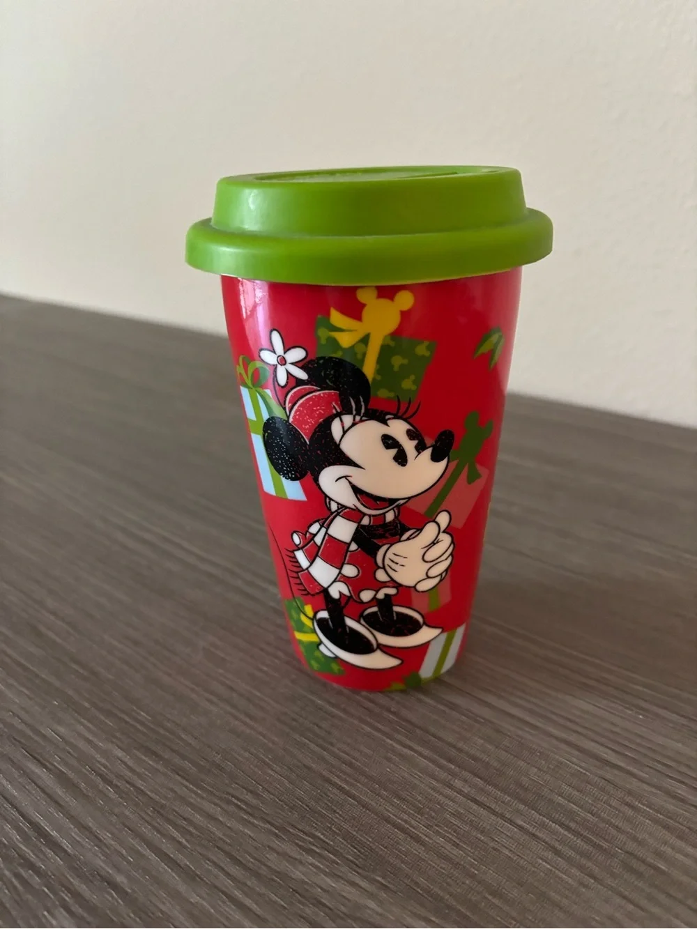 Disney Minnie Mouse Red Travel Cup with Silicone Lid